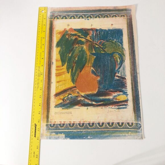 Jeanne Moment Art Print Reed College Oregon Still Life 1950 - Picture 6 of 15